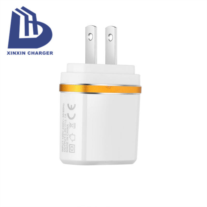 USB壁ユニバーサルマルチ旅行充電器アダプター高速携帯電話充電ポータブル充電器